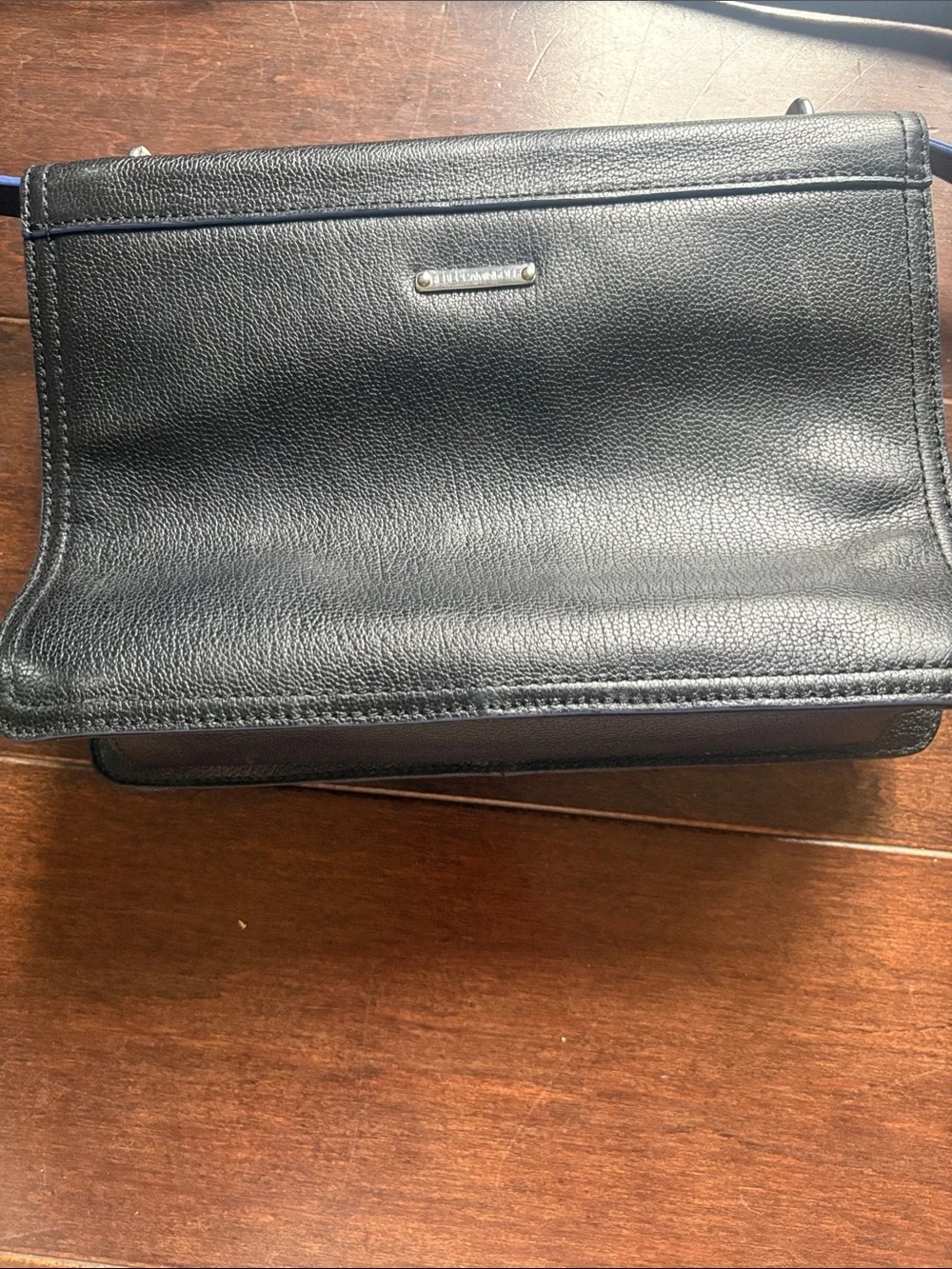 Rebecca Minkoff Black Leather Messenger Crossbody